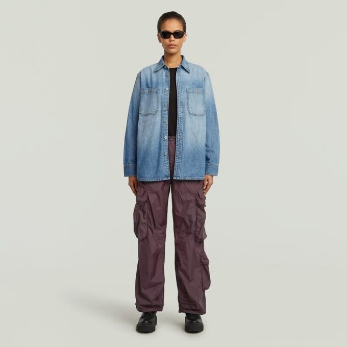 Ballong Cargo Byxor med Flerficksfickor Ballong Cargo Byxor med Flerficksfickor