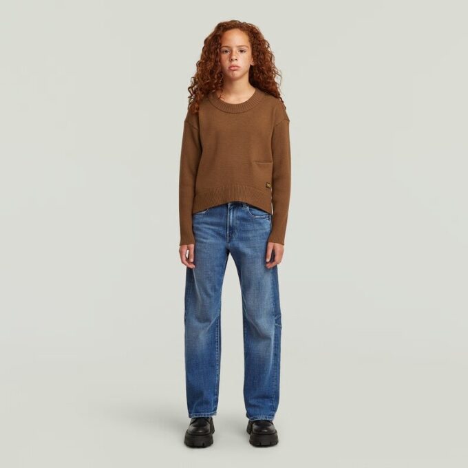 Bowey 3D Boyfriend Jeans för flickor Bowey 3D Boyfriend Jeans för flickor