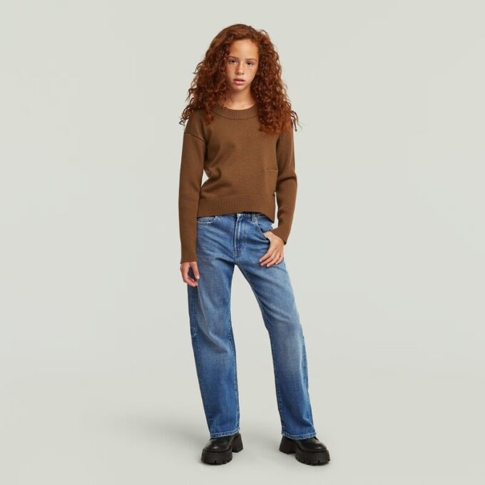Bowey 3D Boyfriend Jeans för flickor Bowey 3D Boyfriend Jeans för flickor