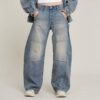 Bowey 3D Extreme Carpenter Loose Jeans