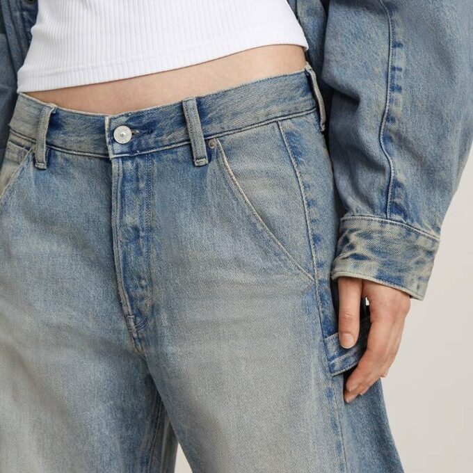 Bowey 3D Extreme Carpenter Loose Jeans