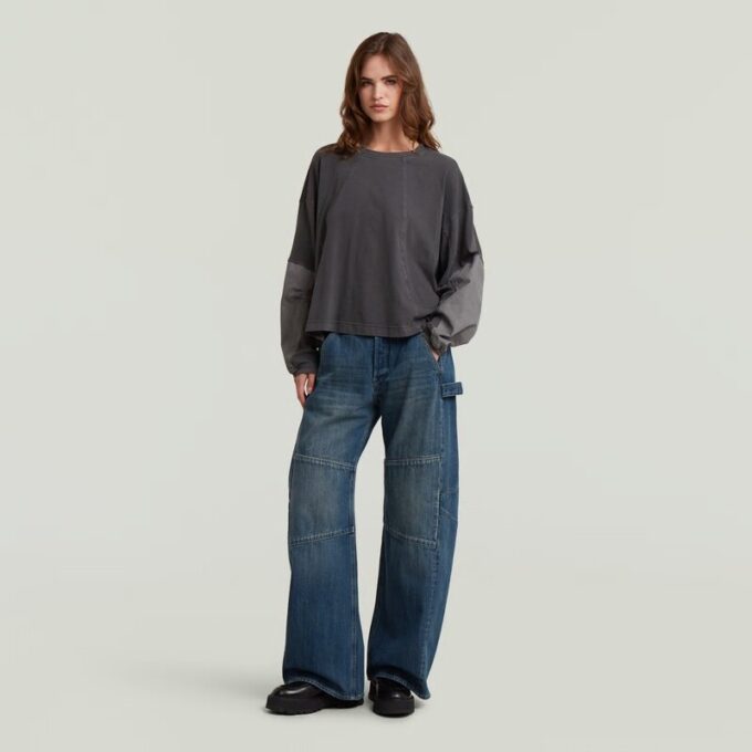 Bowey 3D Extreme Carpenter Loose Jeans
