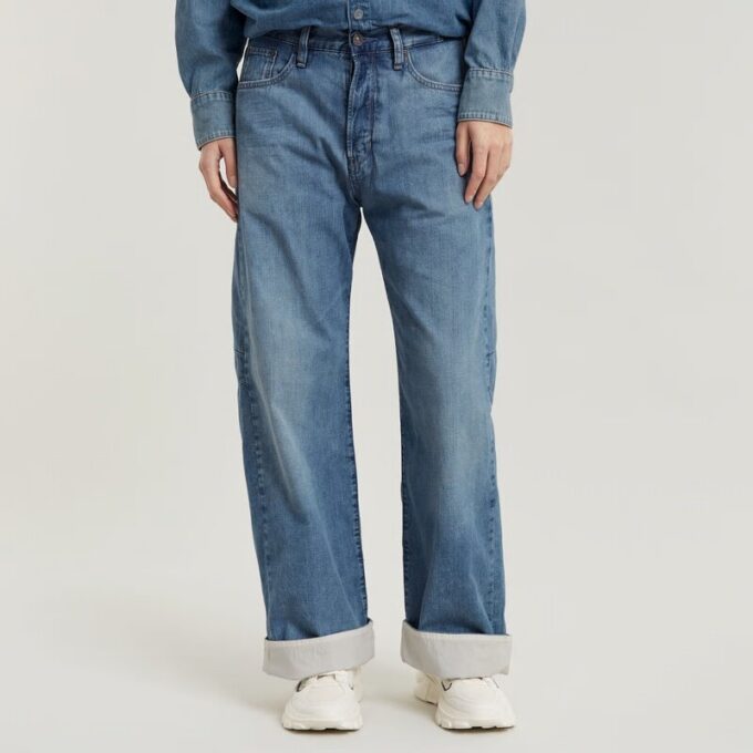 Bowey 3D-fodrade lösa jeans Bowey 3D-fodrade lösa jeans