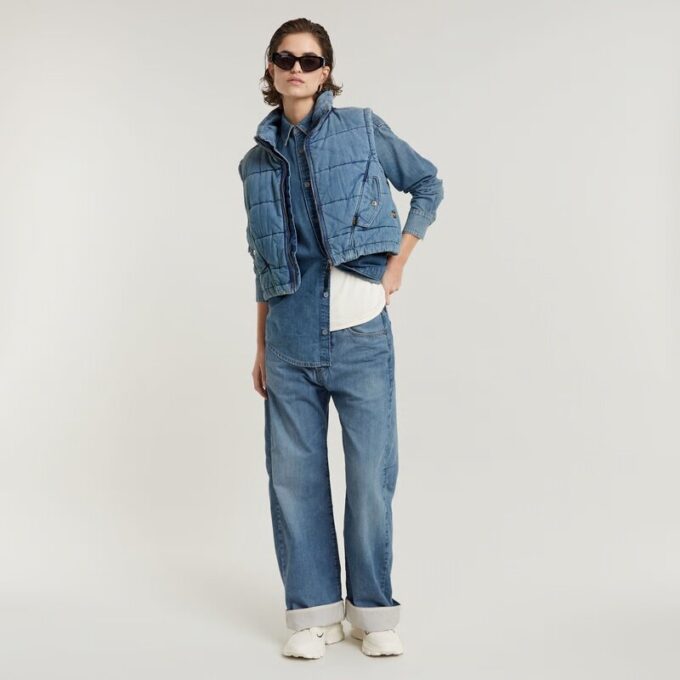 Bowey 3D-fodrade lösa jeans Bowey 3D-fodrade lösa jeans