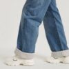Bowey 3D-fodrade lösa jeans Bowey 3D-fodrade lösa jeans