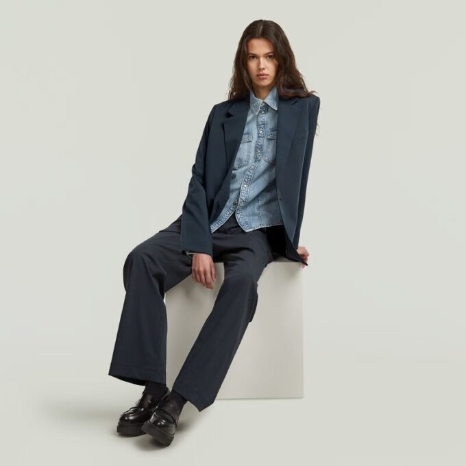Bowey Plisserad Chino