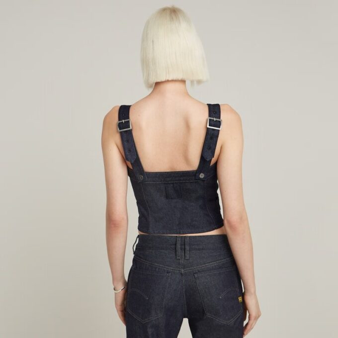 Bustier-topp med avtagbara axelband Bustier-topp med avtagbara axelband