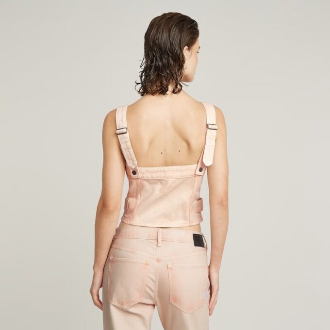 Bustier-topp med avtagbara axelband Bustier-topp med avtagbara axelband
