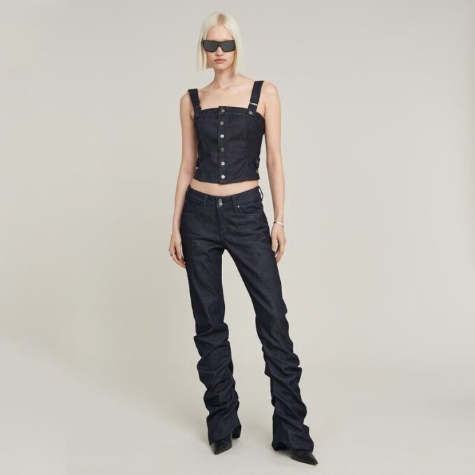 Bustier-topp med avtagbara axelband Bustier-topp med avtagbara axelband