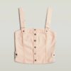 Bustier-topp med avtagbara axelband Bustier-topp med avtagbara axelband