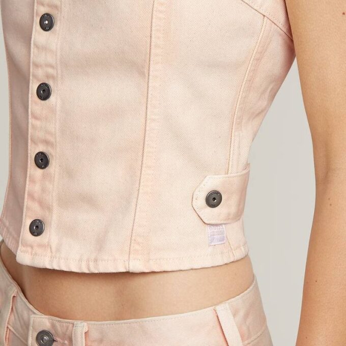 Bustier-topp med avtagbara axelband Bustier-topp med avtagbara axelband