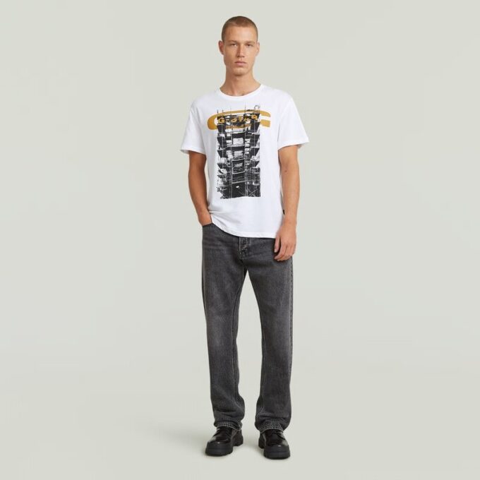 Byggnadsgrafik T-shirt Byggnadsgrafik T-shirt