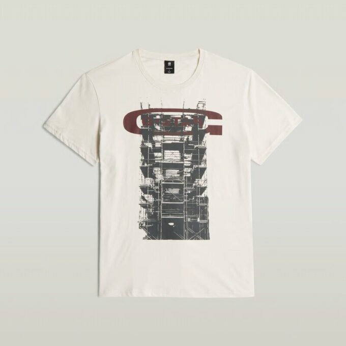 Byggnadsgrafik T-shirt Byggnadsgrafik T-shirt
