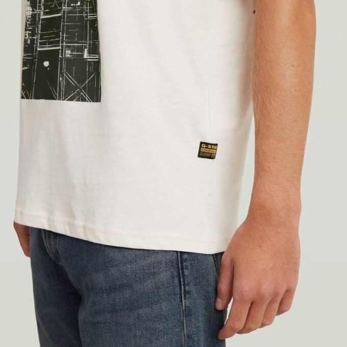 Byggnadsgrafik T-shirt Byggnadsgrafik T-shirt