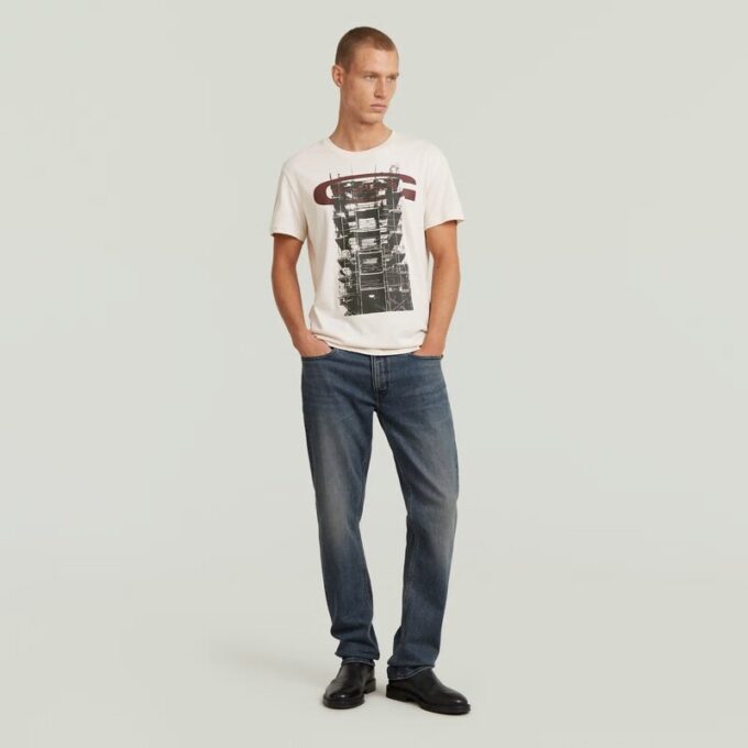 Byggnadsgrafik T-shirt Byggnadsgrafik T-shirt