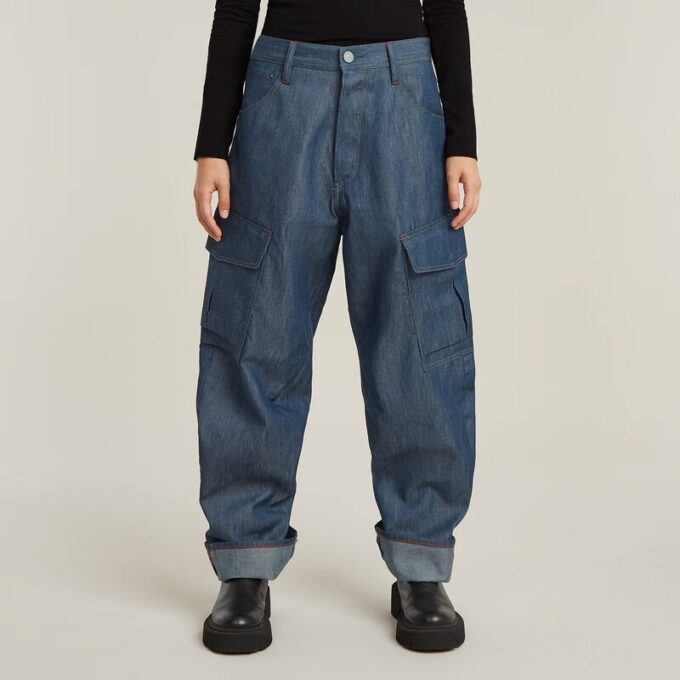 Cargo 3D Boyfriend-byxor Cargo 3D Boyfriend-byxor
