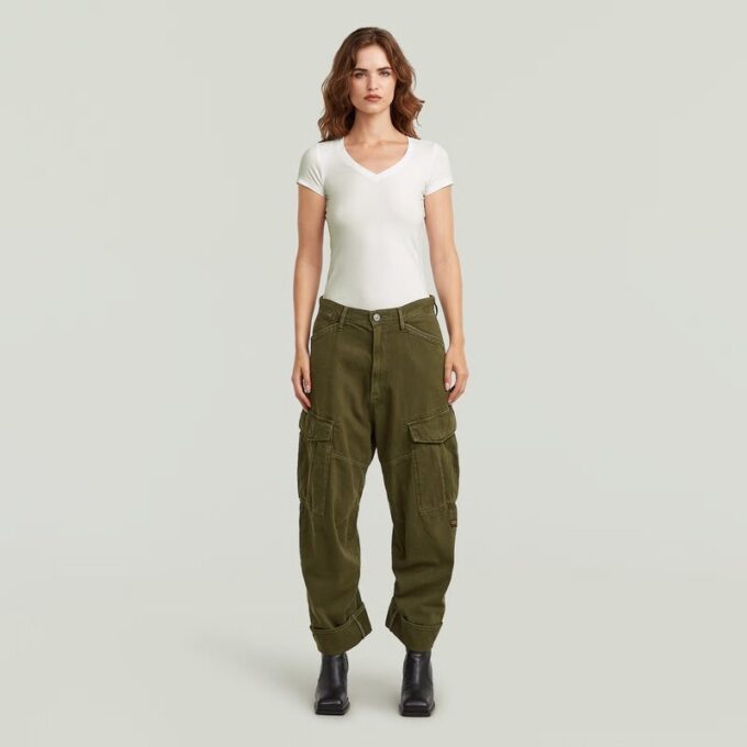 Cargo 3D Boyfriend-byxor Cargo 3D Boyfriend-byxor
