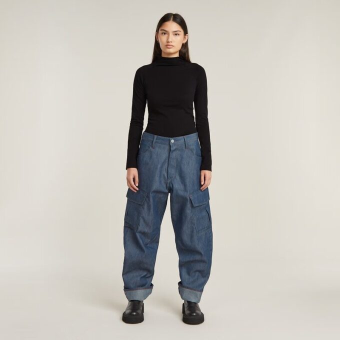 Cargo 3D Boyfriend-byxor Cargo 3D Boyfriend-byxor