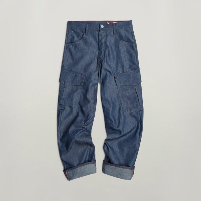 Cargo 3D Boyfriend-byxor Cargo 3D Boyfriend-byxor