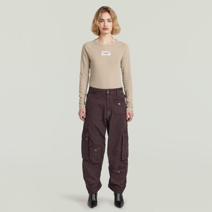 Cargo 3D Boyfriend Flerfickorsbyxor Cargo 3D Boyfriend Flerfickorsbyxor