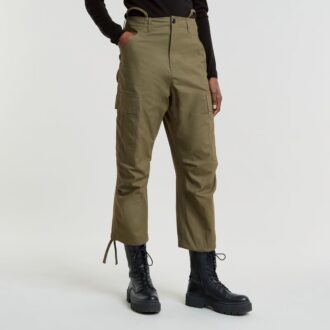 Cargo Cropped Dragsko Byxor