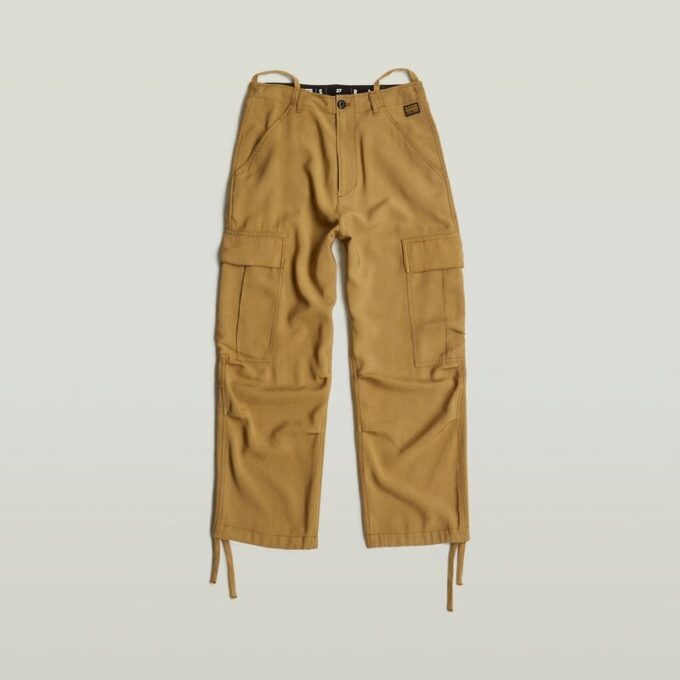 Cargo Cropped Dragsko Byxor Cargo Cropped Dragsko Byxor
