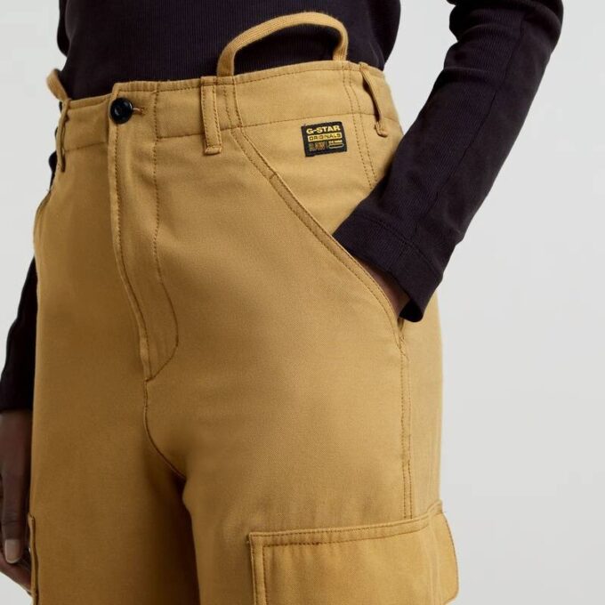 Cargo Cropped Dragsko Byxor Cargo Cropped Dragsko Byxor