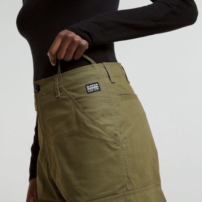 Cargo Cropped Dragsko Byxor Cargo Cropped Dragsko Byxor