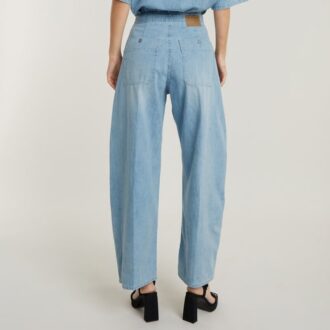 Cargo Jeans med bälte och lösa axelband