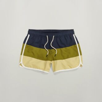 Carnic badshorts med färgblock