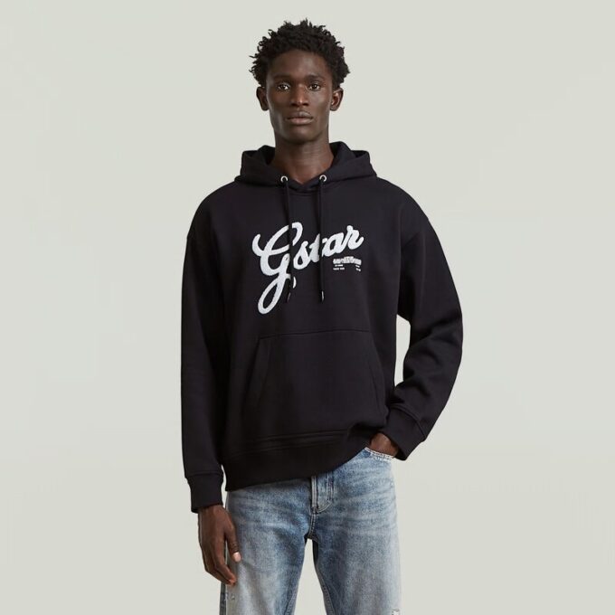 Chenille Avslappnad Hoodie Chenille Avslappnad Hoodie