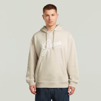 Chenille Avslappnad Hoodie