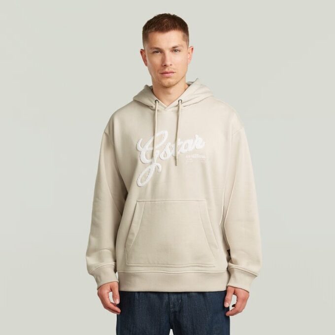 Chenille Avslappnad Hoodie Chenille Avslappnad Hoodie