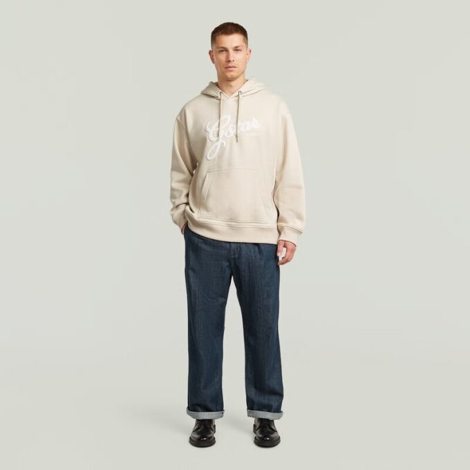 Chenille Avslappnad Hoodie Chenille Avslappnad Hoodie