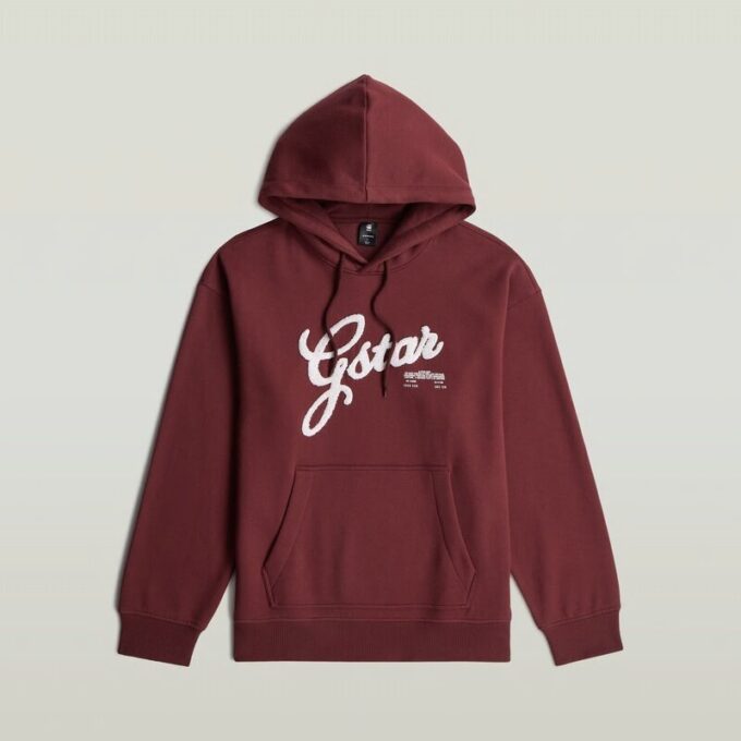 Chenille Avslappnad Hoodie Chenille Avslappnad Hoodie