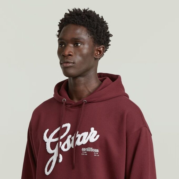 Chenille Avslappnad Hoodie Chenille Avslappnad Hoodie