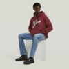 Chenille Avslappnad Hoodie Chenille Avslappnad Hoodie