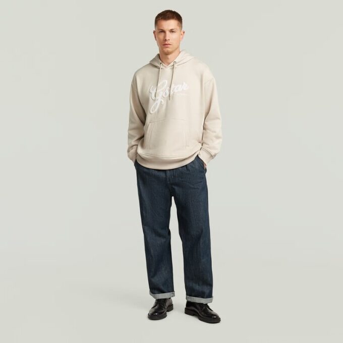 Chenille Avslappnad Hoodie Chenille Avslappnad Hoodie