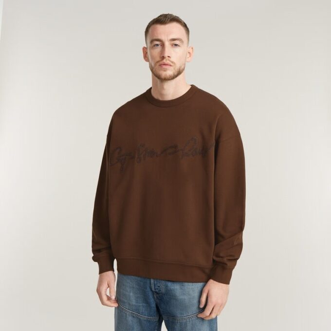 Chenille G-Script Lös Tröja Chenille G-Script Lös Tröja