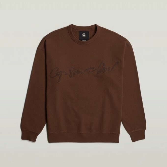 Chenille G-Script Lös Tröja Chenille G-Script Lös Tröja