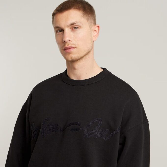 Chenille G-Script Lös Tröja Chenille G-Script Lös Tröja