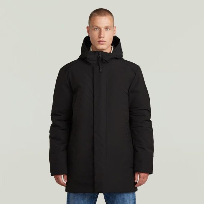 Clean Vodan vadderad parkas med huva
