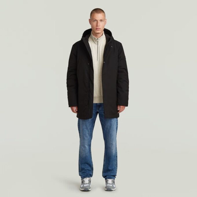 Clean Vodan vadderad parkas med huva