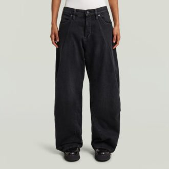 Contor 3D-jeans med breda veck