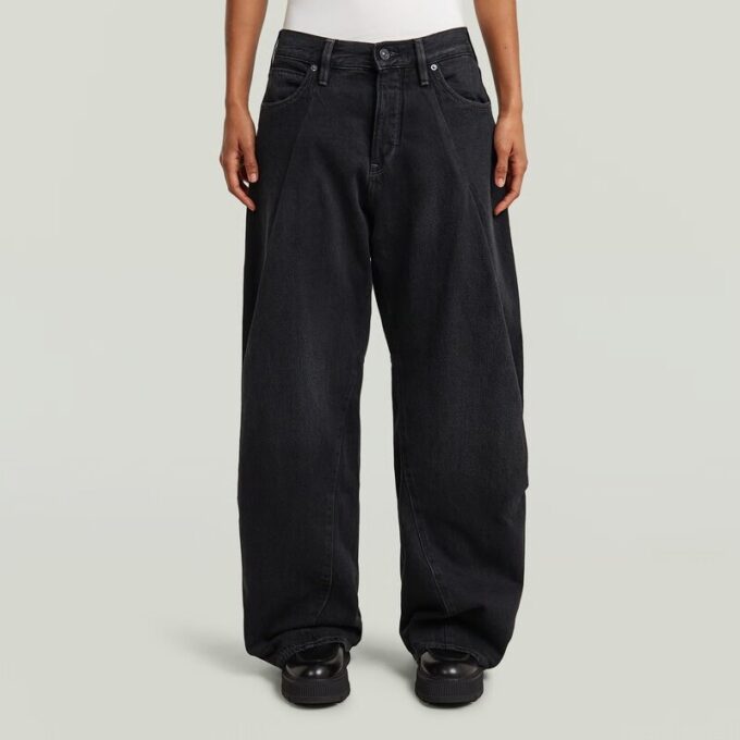 Contor 3D-jeans med breda veck Contor 3D-jeans med breda veck