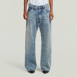 Contor 3D-jeans med breda veck