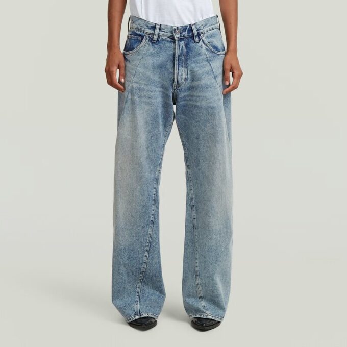 Contor 3D-jeans med breda veck Contor 3D-jeans med breda veck