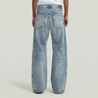 Contor 3D-jeans med breda veck