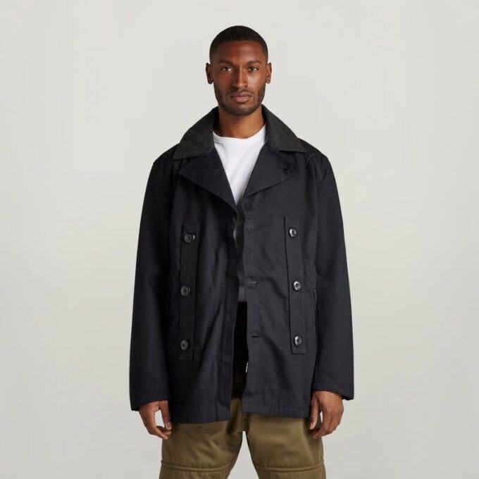 Denim Peacoat