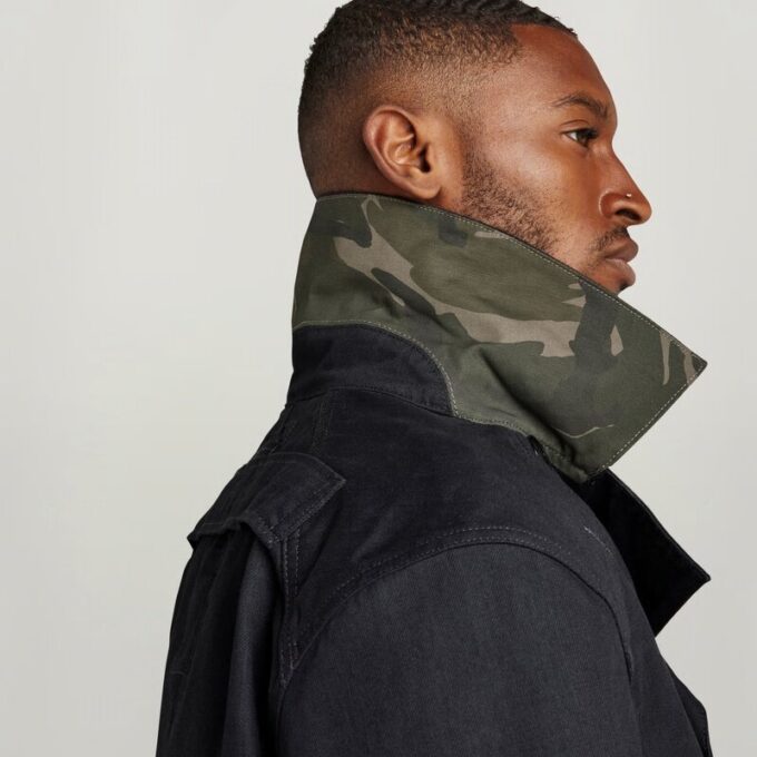 Denim Peacoat